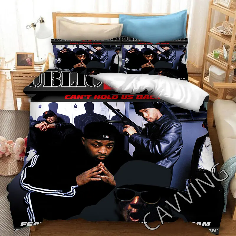 Public Enemy  3D Printed Bedding Set Duvet Covers & Pillow Cases Comforter Quilt Cover (US/EU/AU Sizes)   L01