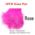 1PCS Goat Fur Rose
