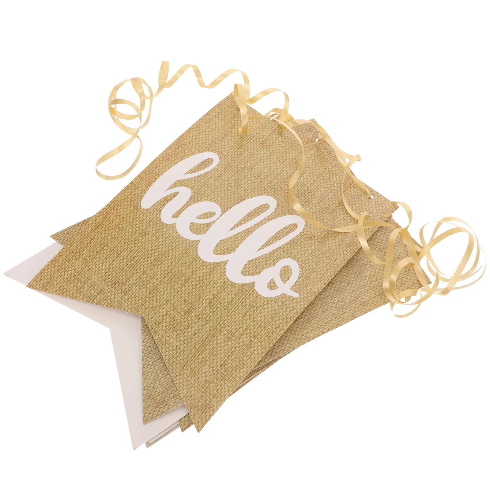 Hello Summer Banner Rustic Pineapple Pattern Hanging Flag Beach Party Decorations Tropical Summer Theme Party Supplies