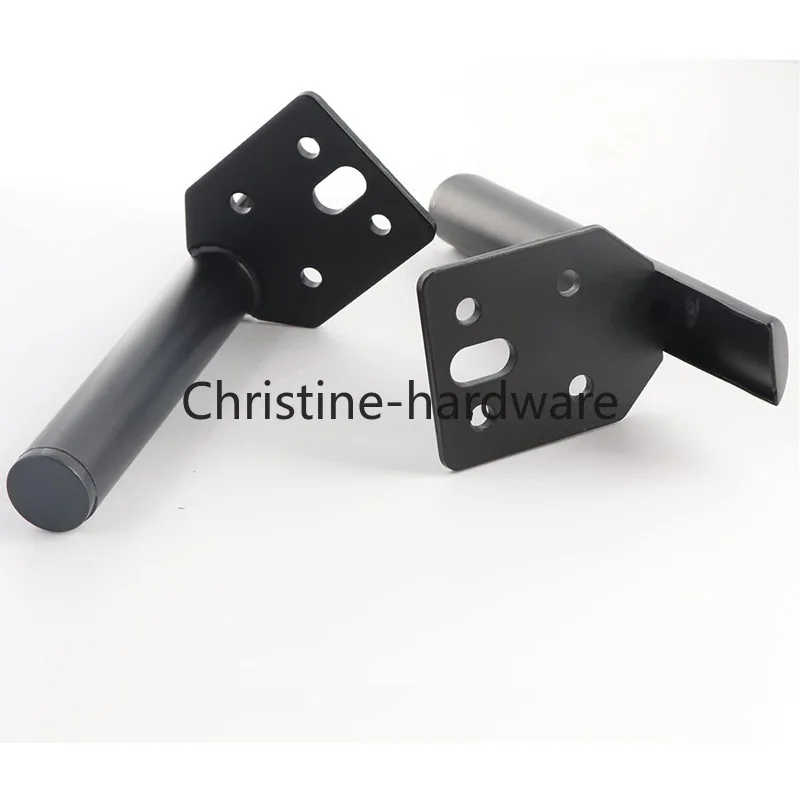 4pcs Chair Base Custom Made Matt Black Textural Furniture Accessories For Cabinet Stylish Metal Iron Sofa Stands  15cm 20cm
