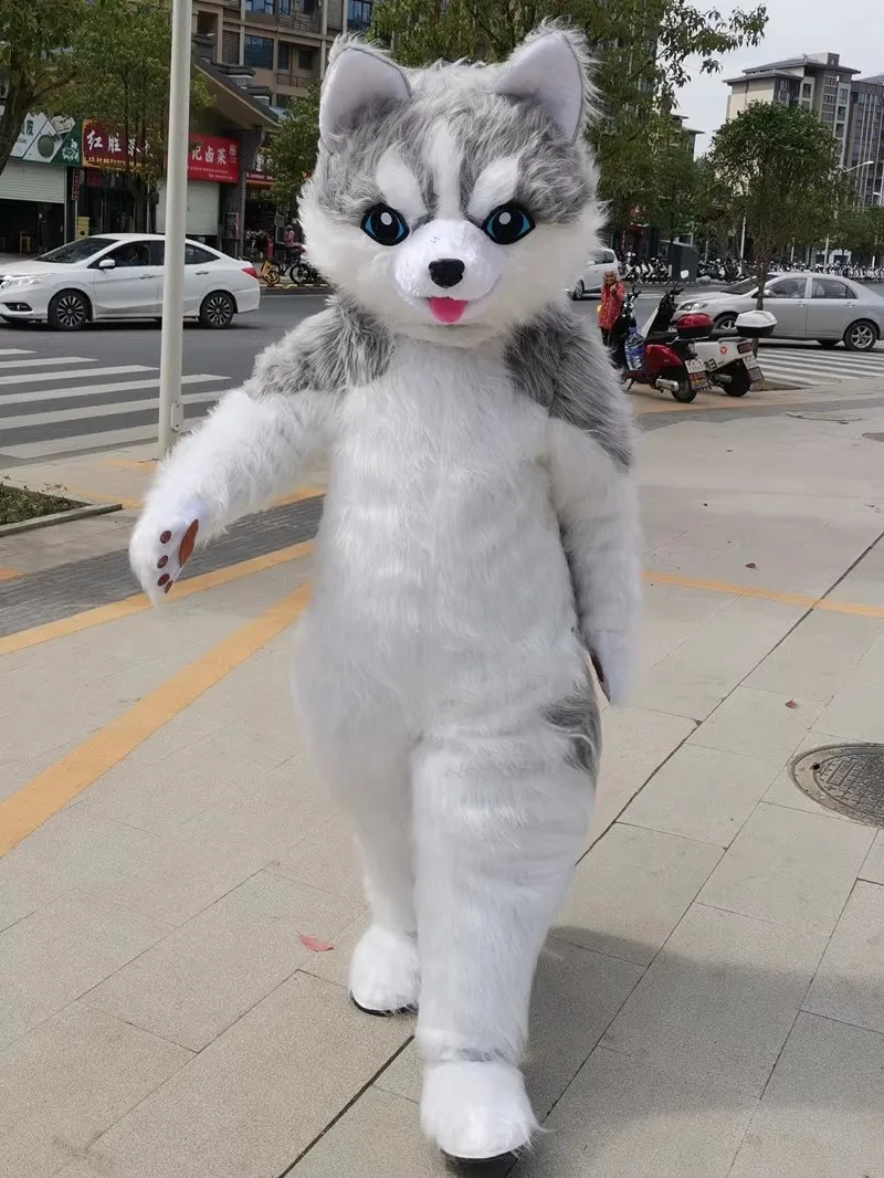 Trajes de mascote husky, RPG, alta qualidade, Novo, 2024