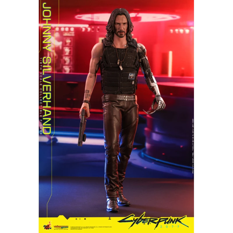 In Stock HotToys VGM47 Cyberpunk 2077 Johnny Silverhand 1/6 Animation Action Figure Toy Gift Model Collection Hobby