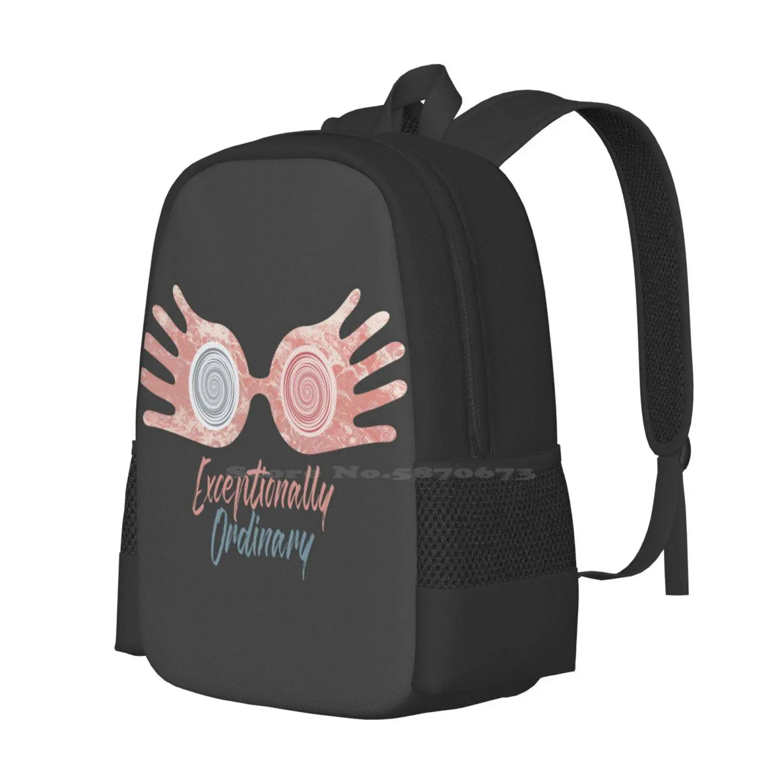 Luna Lovegood Exceptional Ordinary Hot Sale Schoolbag Backpack Fashion Bags Luna Lovegood Hp Ron Weasley Books Draco Malfoy