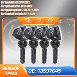 TPMS For Opel Astra K 2019-2022 Opel Insignia B Vauxhall Insignia 2017-2022 13597645 433 MHz Tire Pressure Monitoring Sensor