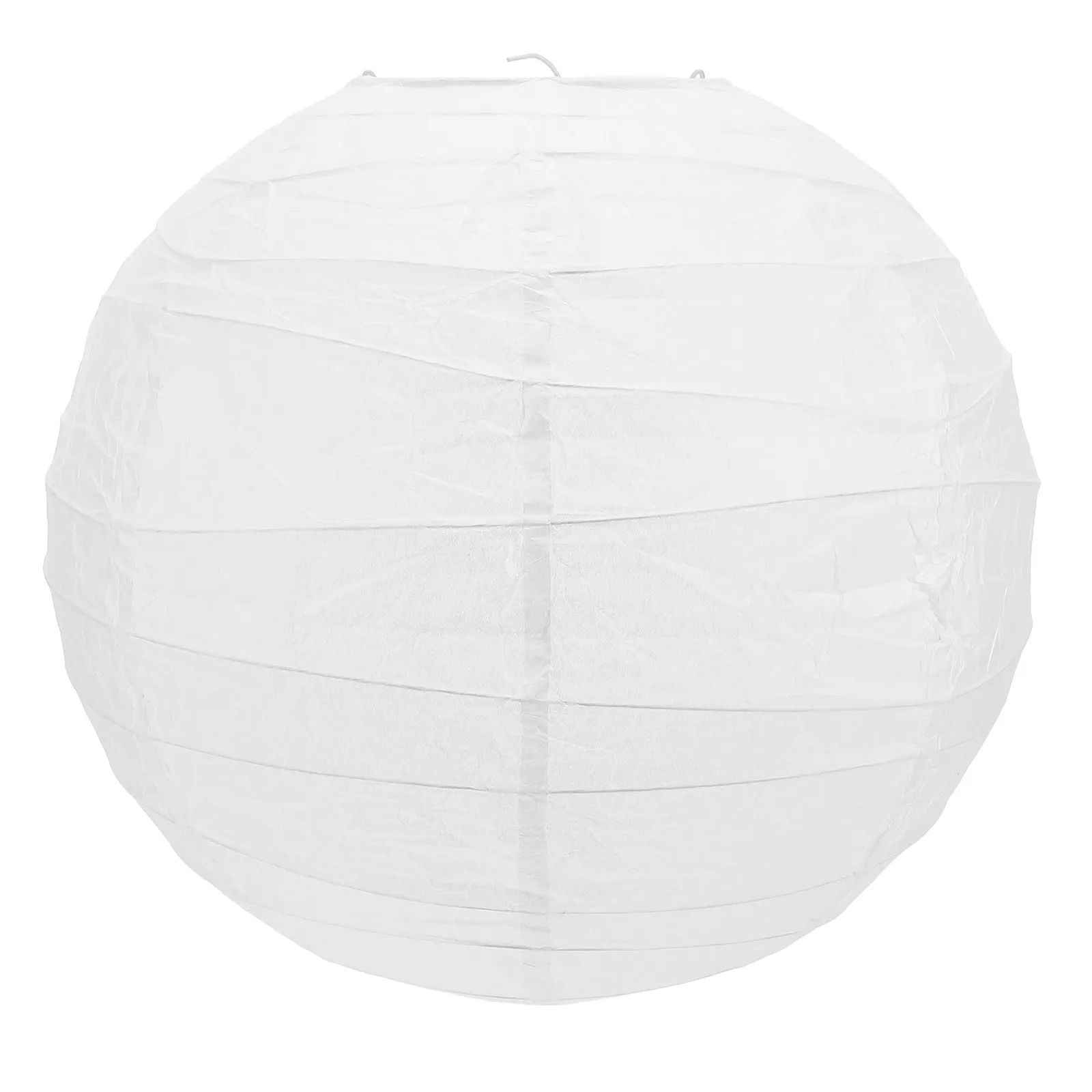 

Large White Round Paper Lantern Globe Lampshade Collapsible Sphere Pendant Lamp Shade Replacement Indoor Lantern Wedding Party