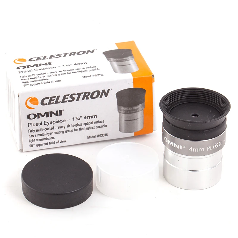 Celestron Omni 4mm 6mm 9mm 12mm 15mm 32mm 40mm en 2x oculair en Barlow-lens Volledig multi-gecoate metalen astronomietelescoop