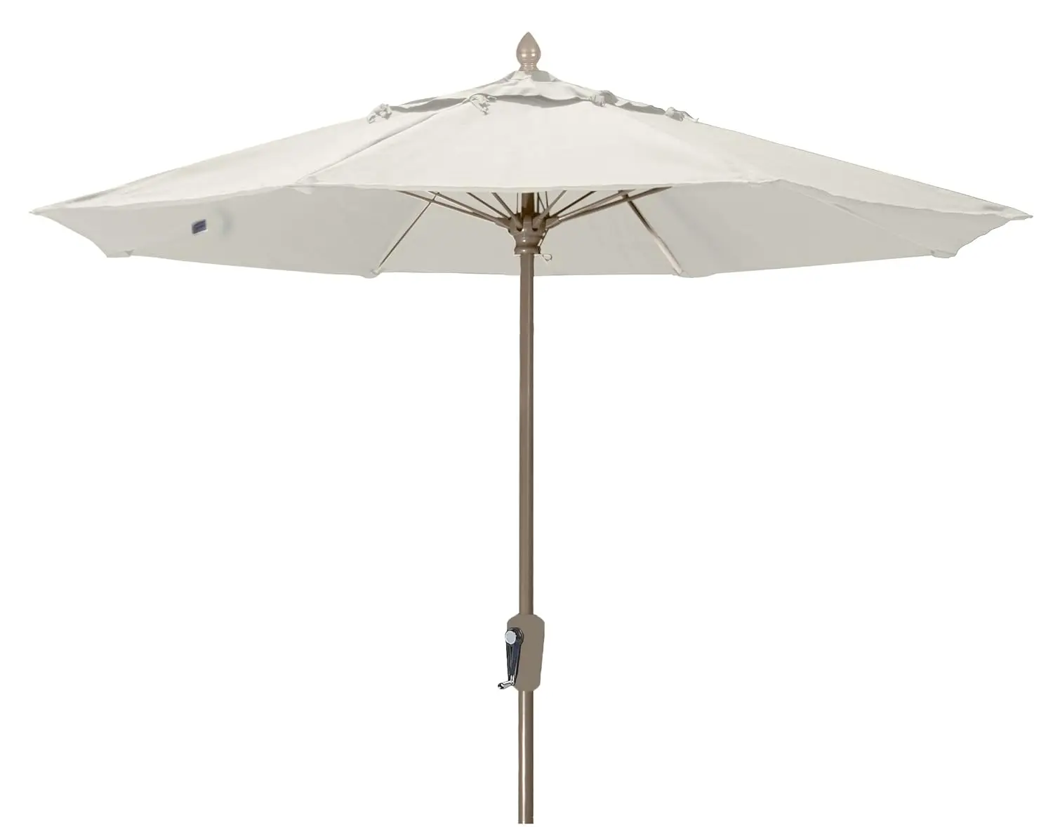 

9ft Marine Grade Patio Market Umbrella Natural White UV Resistant Outdoor Commercial Grade, Customized