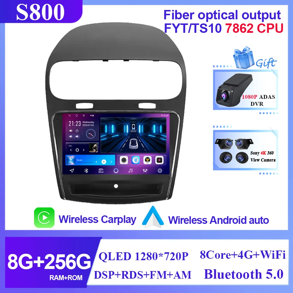 Car Radio For Dodge Journey JC 2011 - 2020 Android 15 Stereo