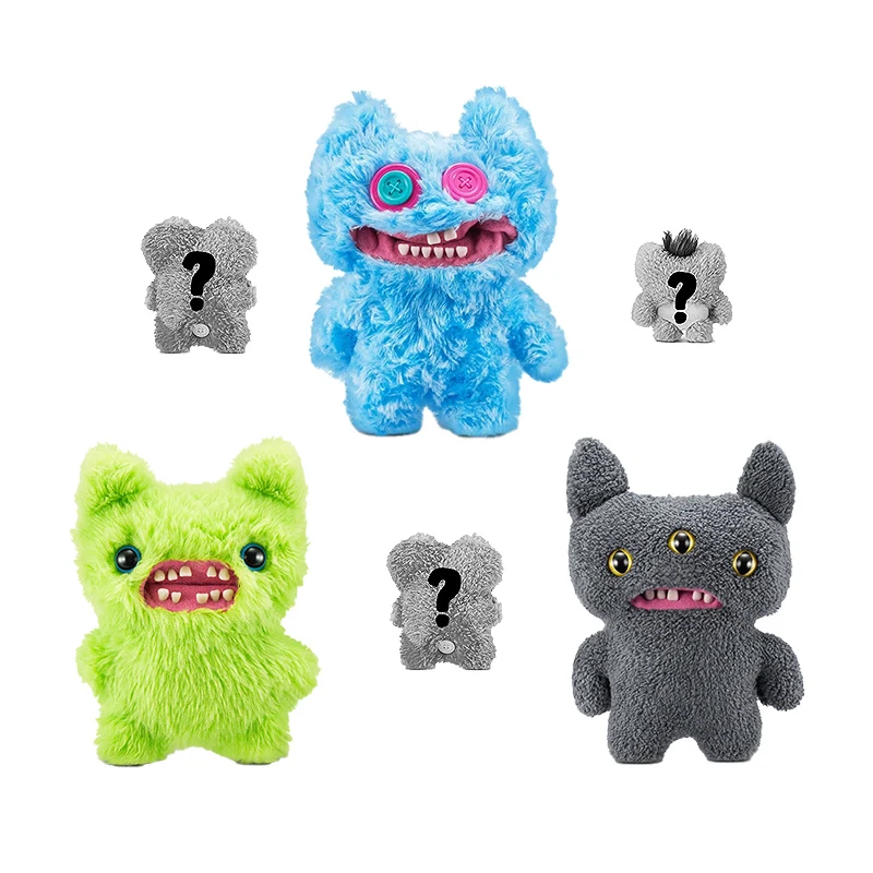 

Fuggler Funny Ugly Monster Family Series Набор из 3 плюшевых игрушек Ugly Fugg Tooth Monster Коллекционные игрушки Детский праздник Подарок на день рождения