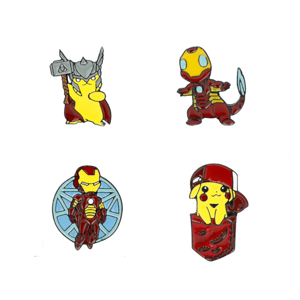 Przypinki z motywami filmowymi dla mężczyzn, broszki na ubrania, miękkie emaliowane przypinki, odznaki do teczki, akcesoria, prezenty dla fanów.