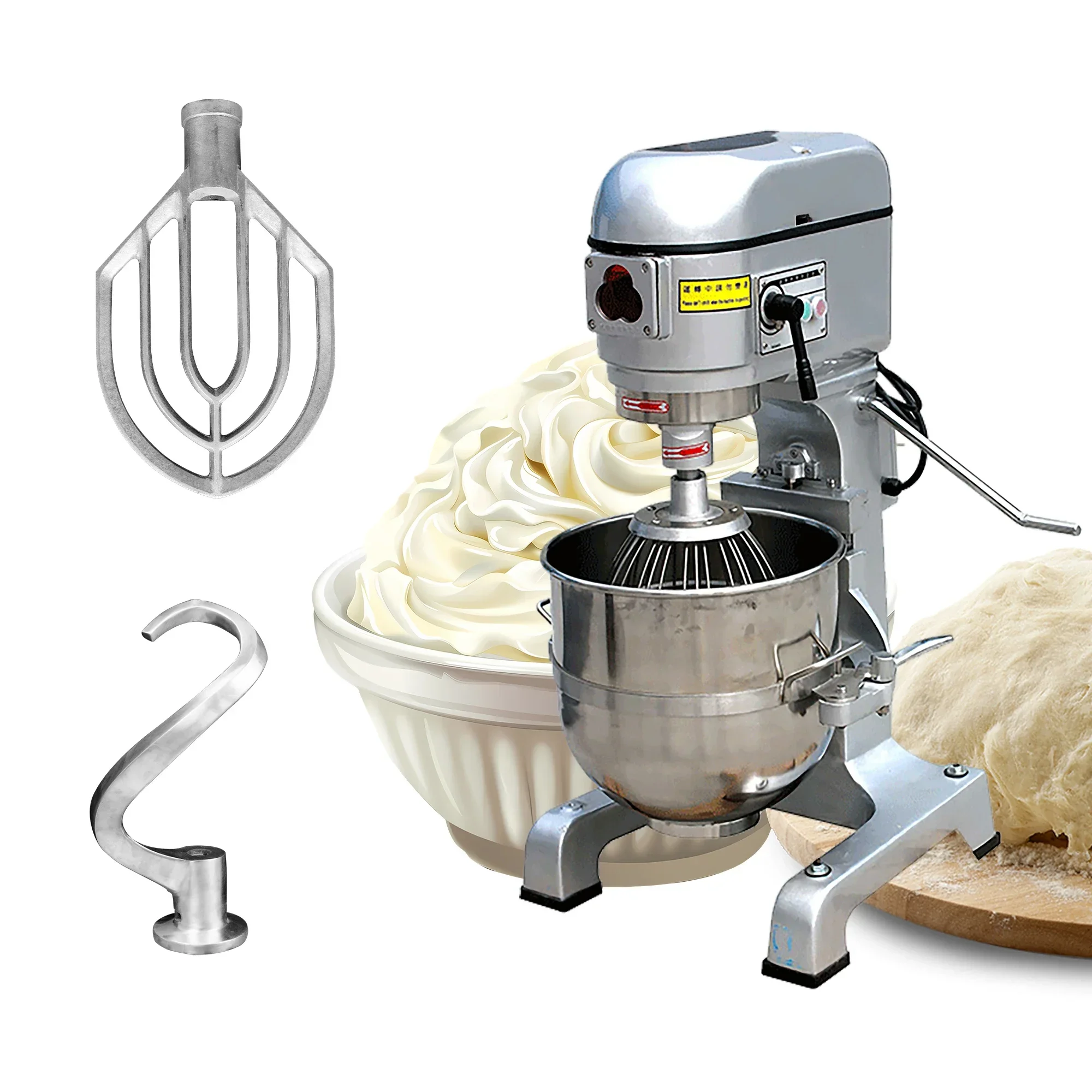 Mixer Bakery Heavy Duty Dough  Pizza  Making Machine 20L 30L 40L 60L 80L