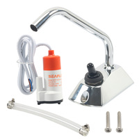 RV electric hot water faucet matched with water tank pump automatic water outlet RV water system submersible pump RV accessories