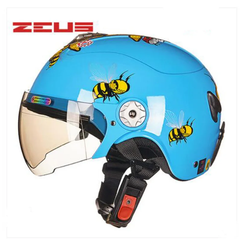 

3C Certification Kinds Baby ABS Hafl Face Boy Girl Motorcycle helmet Summer ZEUS Children Helmets Child Electric Bicycle Helmet