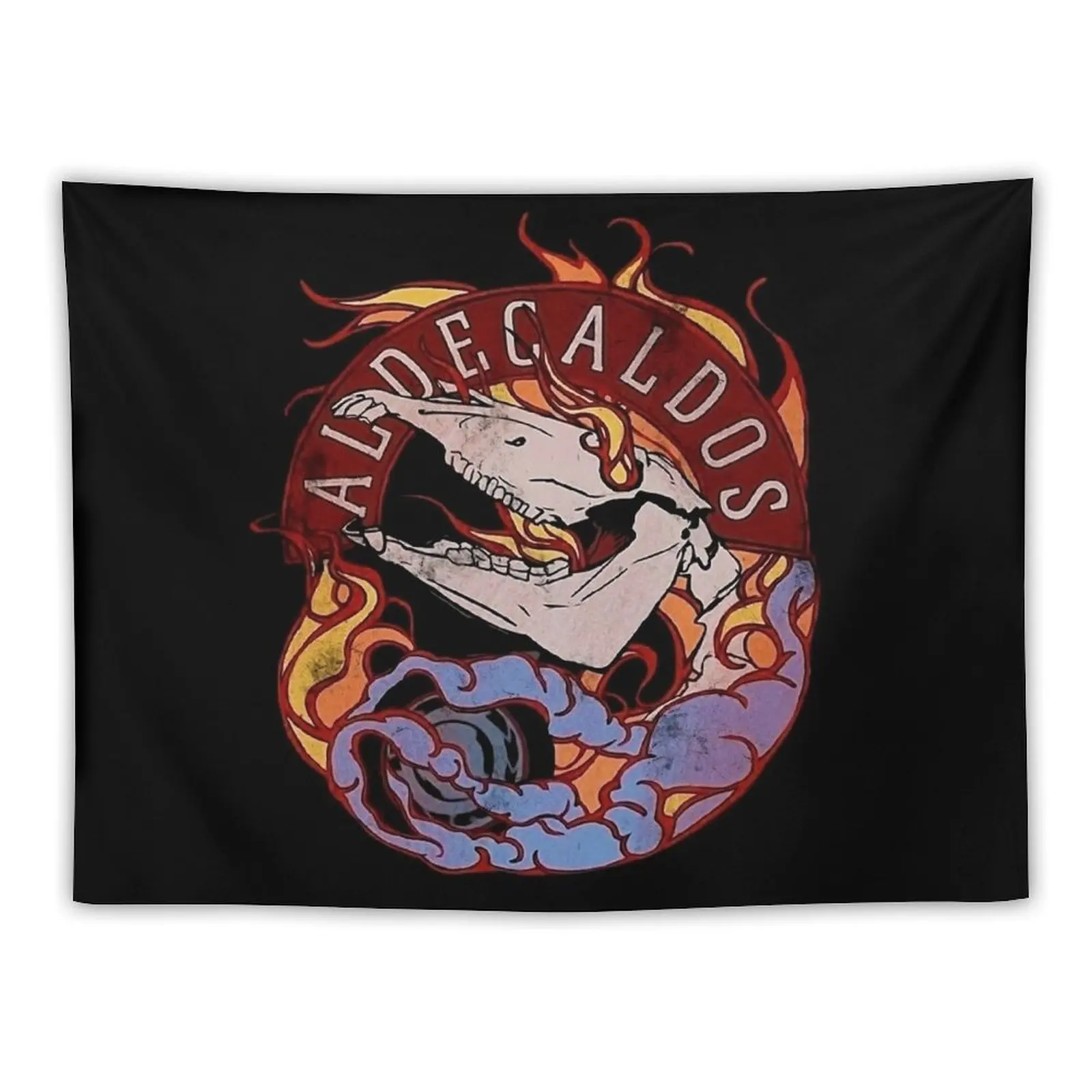 Aldecaldos Nomad Logo Tapestry Outdoor Decor Aesthetic Room Decor Korean Wall Decor Hanging Tapestry