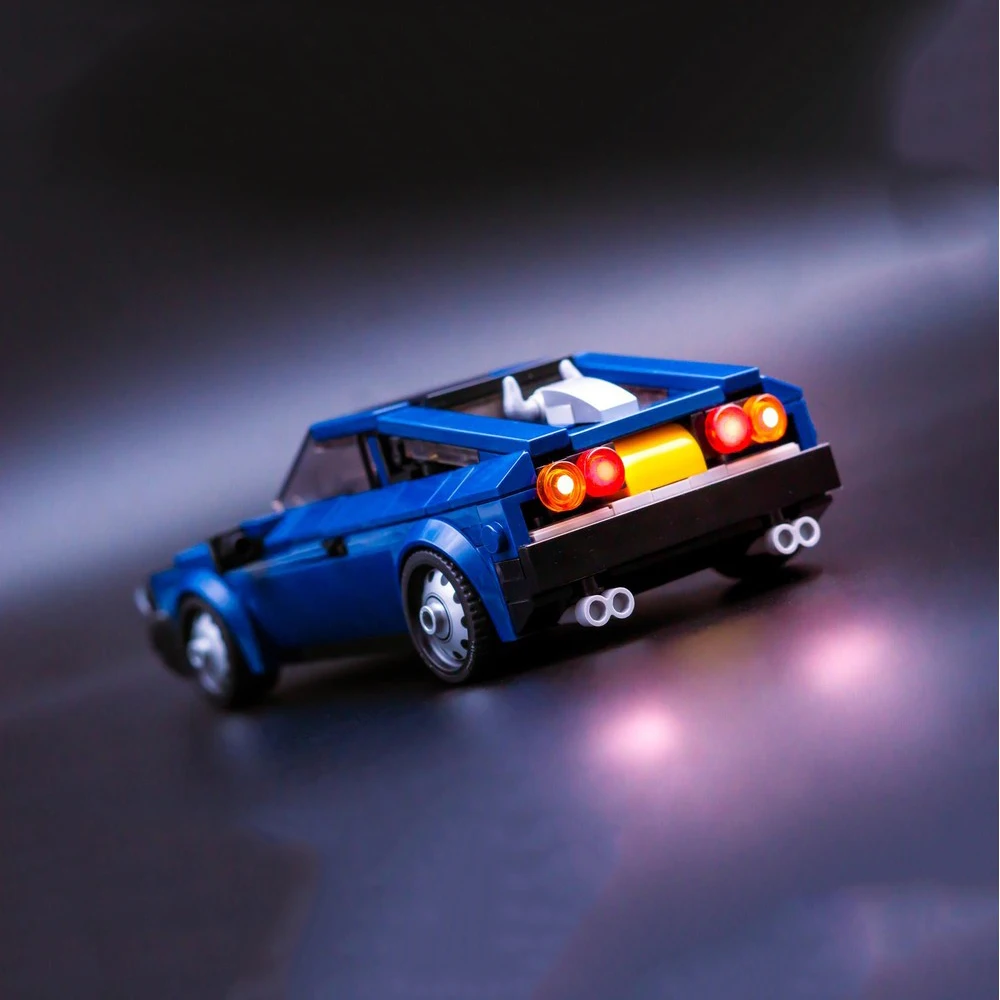 PolaDeer 354-teiliges MOC Lancia Montecarlo (One for the Road) Baustein-Set, Lernspielzeug, Bausteine, Geburtstagsgeschenk für Kinder – Detail 2