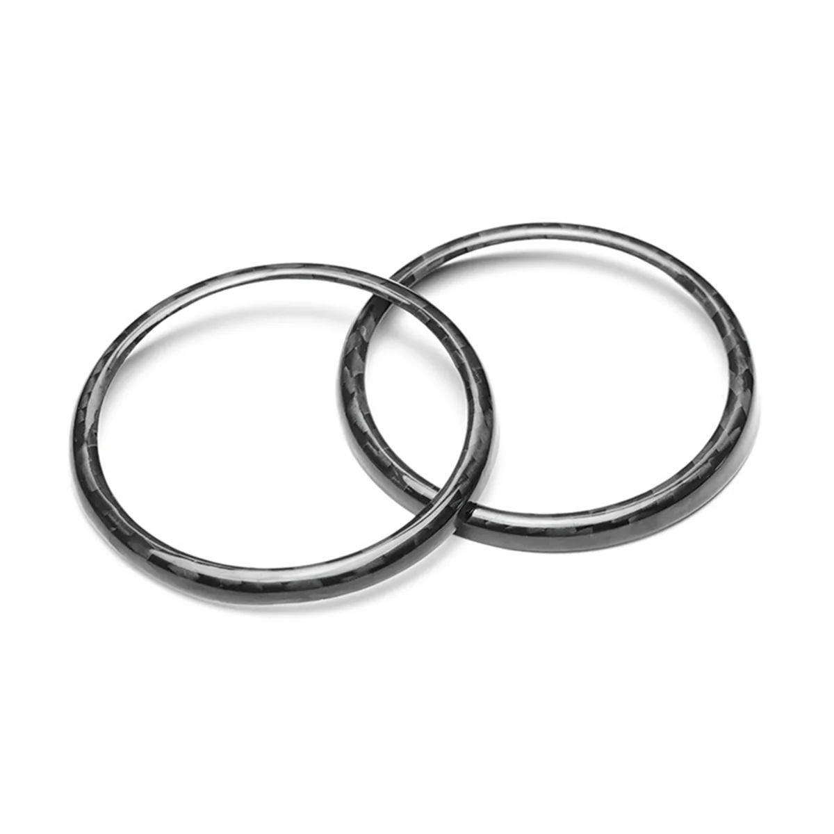 

Настоящее твердое углеродное волокно, кнопка управления кондиционером, кольцо, наклейка, крышка для Fiat 500 Abarth 595 2012-2023