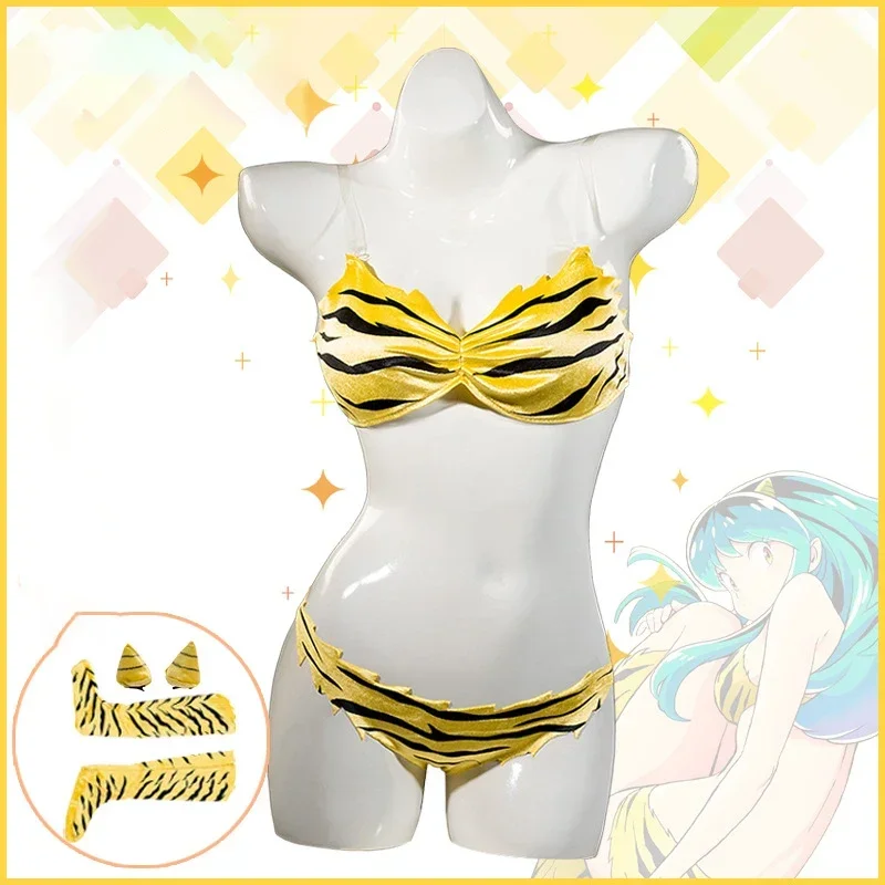 

FC6Ram Cosplay Costumes Anime Urusei Yatsura Uniform Role Play Halloween Christmas Carnival Party Dress For Man@FC8！