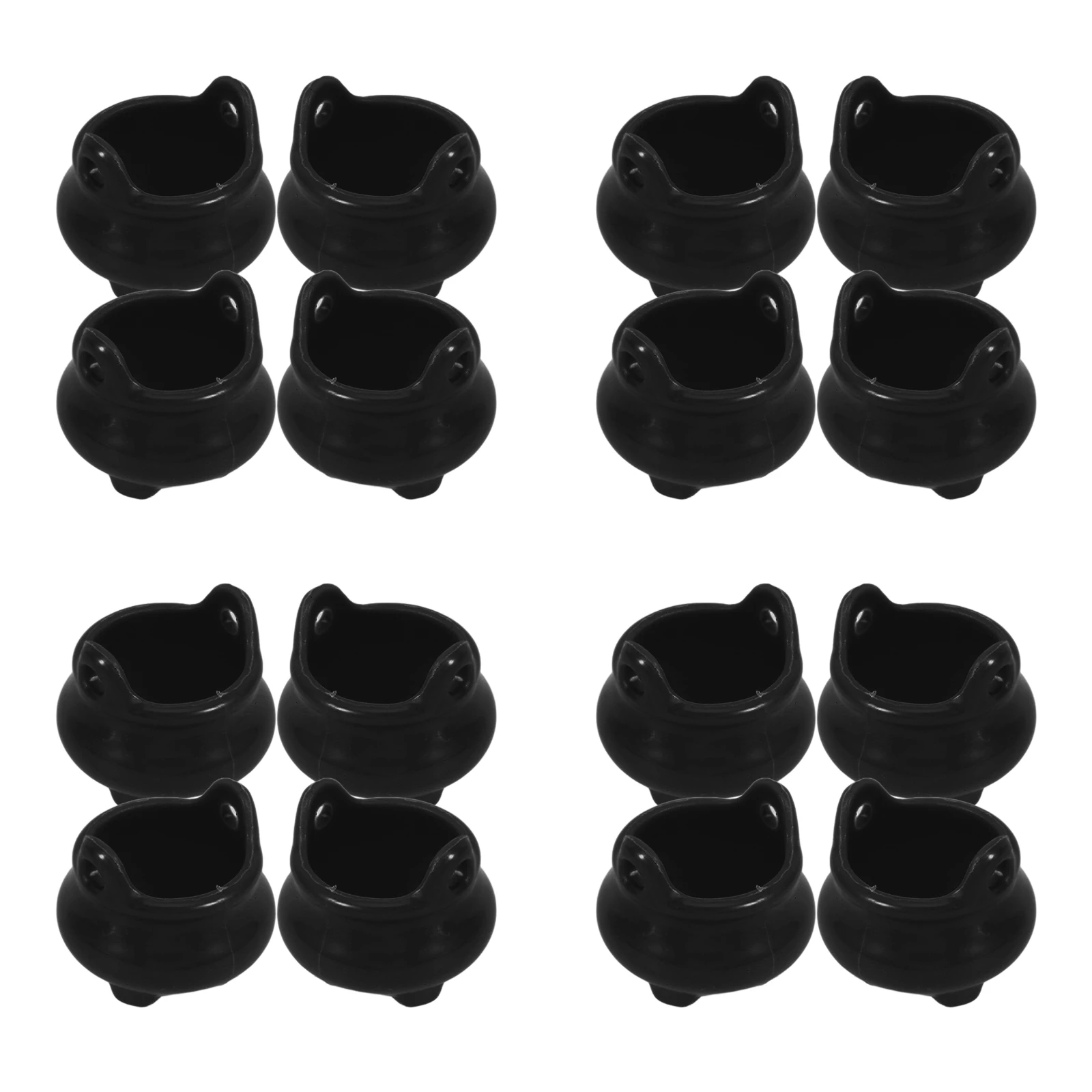 20 pièces Mini chaudron ornement chaudron pendentif Halloween Mini chaudron Halloween poupée maison décor Pots gonflables