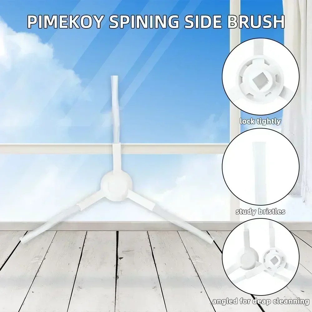 متوافق مع Xiaomi Mi Robot Vacuum Mop XMSTJQR2S / STYTJ02YM /2S Mop Pro أجزاء فرشاة جانبية رئيسية ممسحة فلتر Hepa