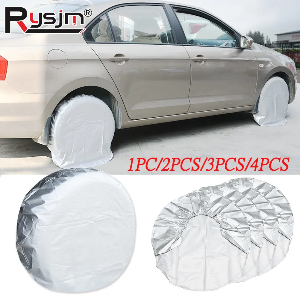 1 шт. ~ 4 шт. чехлы для колес, защитный чехол для колес, шины для автодома, кемпера, туристического автомобиля, водонепроницаемый УФ-защитный козырек