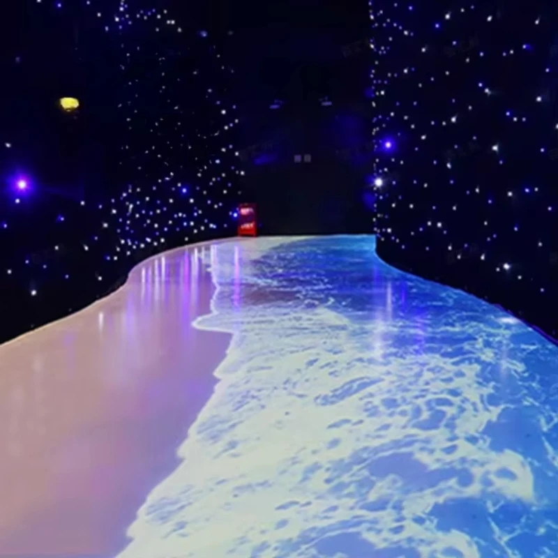 

Outdoor Garden Restaurant Stair Decoration Dynamic Wave Floor Projector