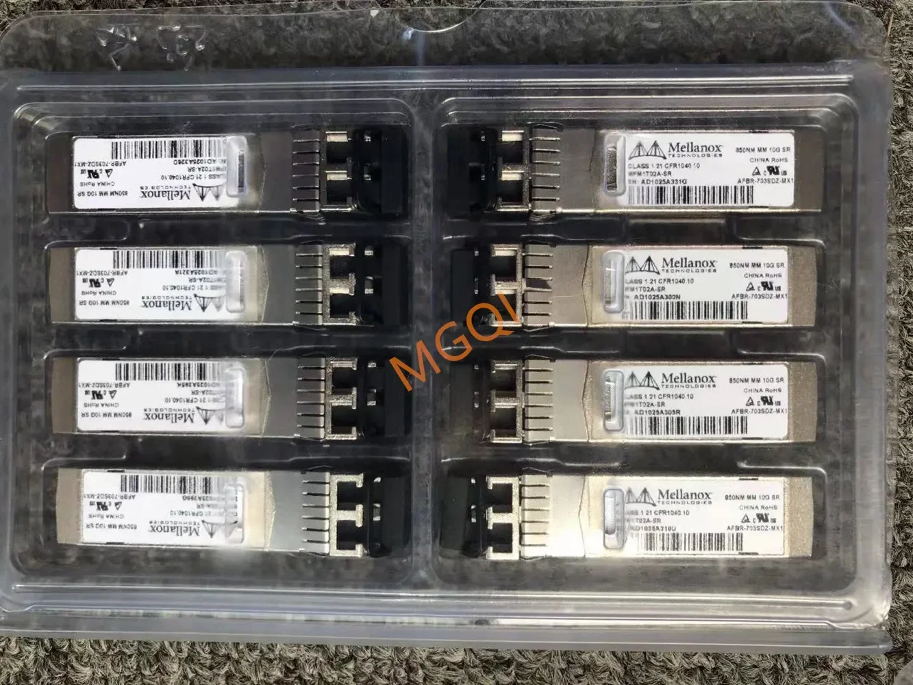 1PCS Mellanox Transceiver 10GB SFP+ Fiber/MFM1T02A-SR/AFBR-703SDZ-MX1/850NM 10G SR/Sfp 10g Optical Fiber/10gb Fiber SFP Mellanox