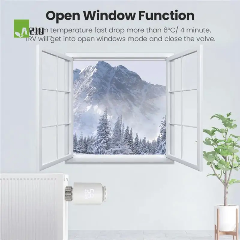 

A21Q-Tuya Zigbee умный термостат термостатический клапан радиатора умный дом отопление замороженная защита дистанционное групповое управление