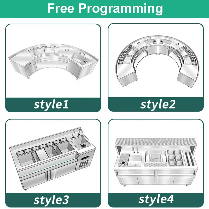 Refrigerated for Shop Kitchen Equipment bar Bartender Workbench