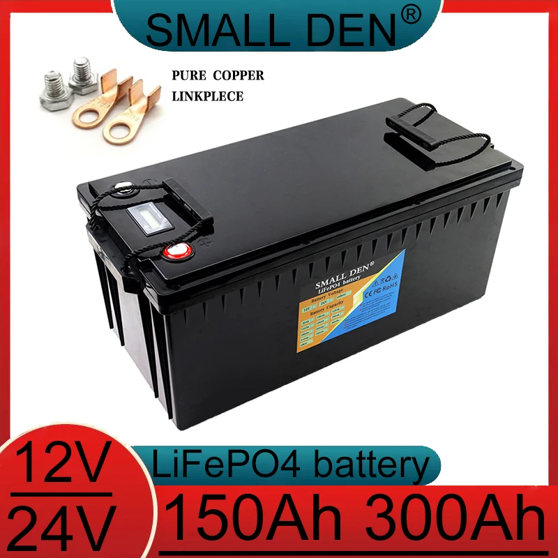 

Lithium iron phosphate batteries are used for camping vehicles golf carts off-road vehicles and solar energy 12V 300Ah 24V 150Ah