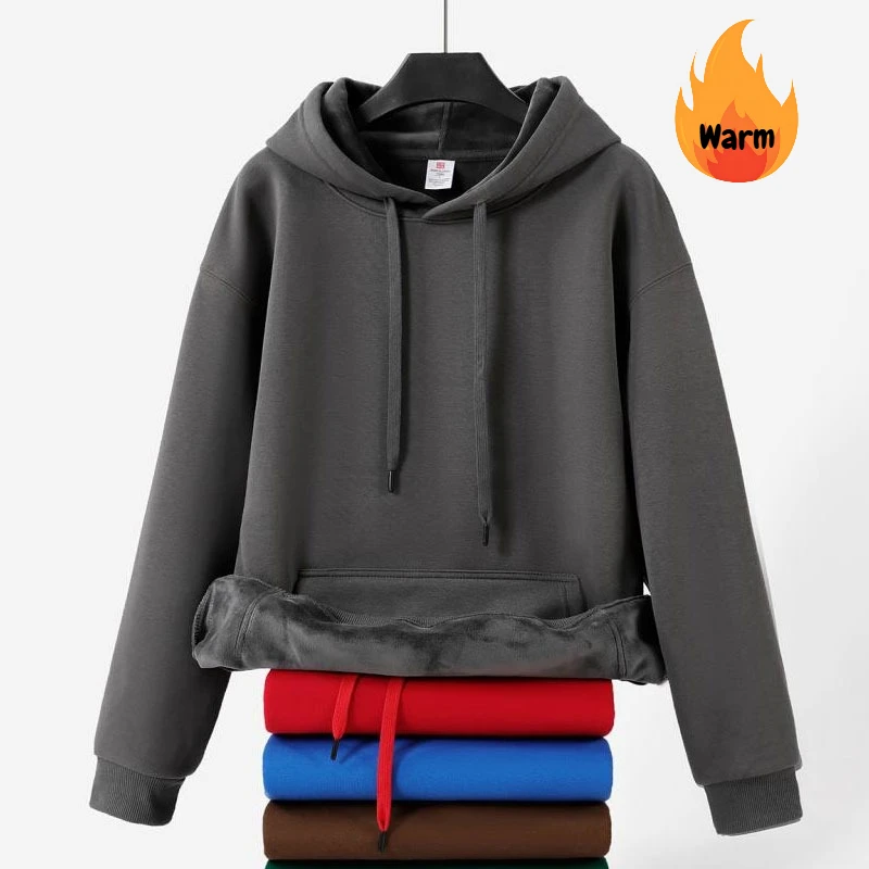 

Winter Fashion High Quality Cotton Hoodie Casual Sweatpants Women Men Customized Your DIY Sweatshirt Comfort Thick Sweatpants