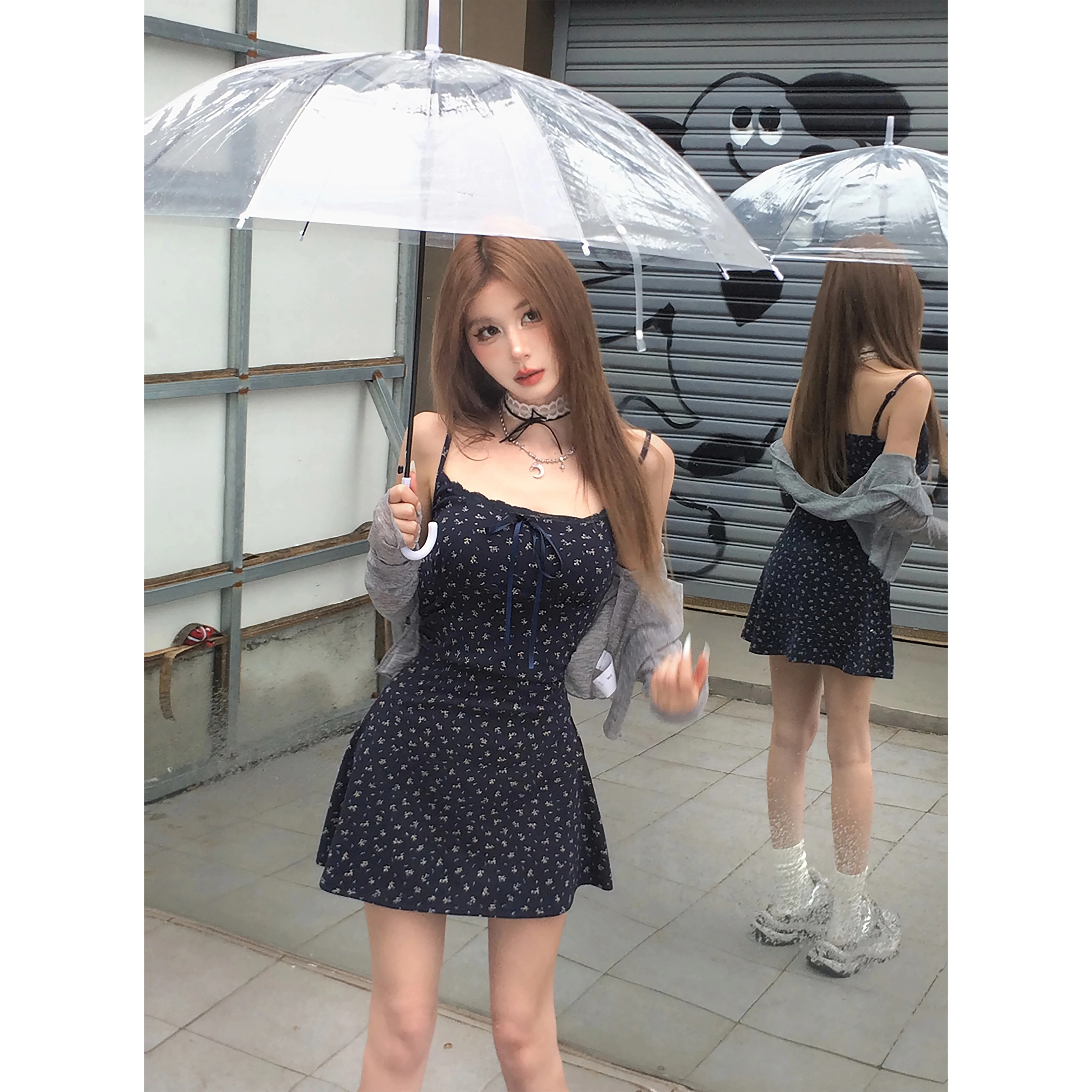 Kleider, ärmellos, für Damen, niedlich, Party, Herbst, Cordmischung, kariert, breites Revers, Grenzen, ländliche Freizeit, adrette, literarisch, einzigartig, würzig