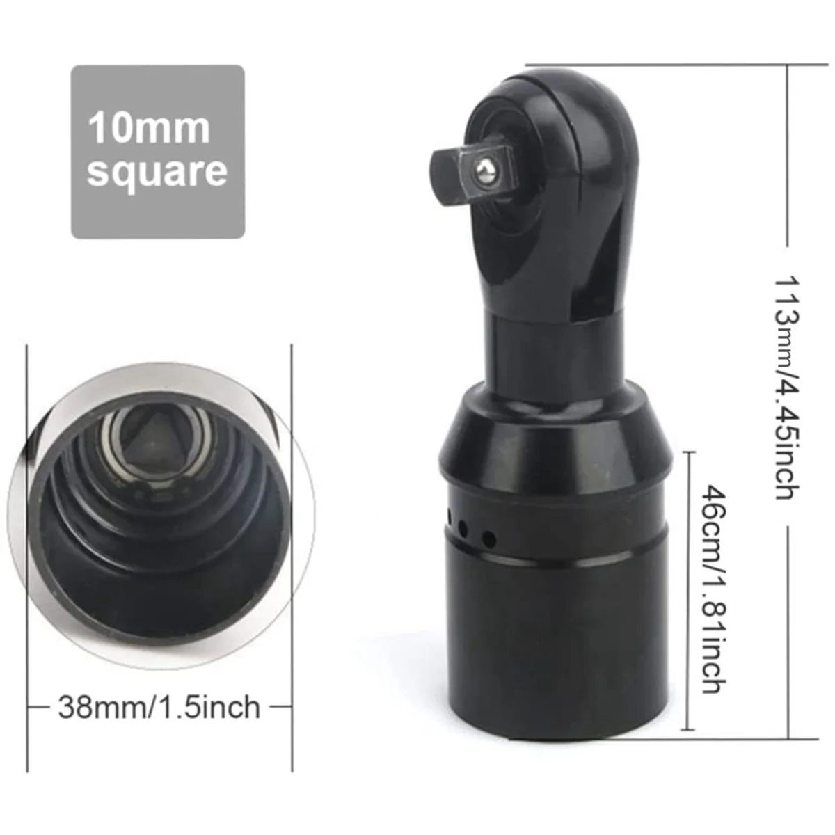 مفتاح ربط بسقاطة للدراجة الكهربائية اللاسلكية ، أداة صناعية ، محرك مربع ، للخدمة الشاقة ، 3 "، 8" ، 10