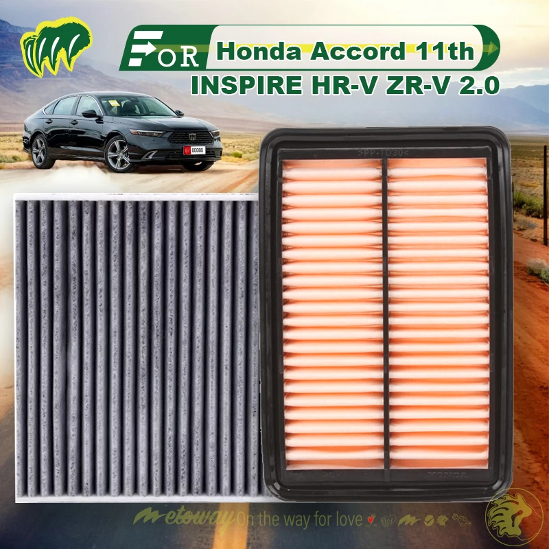 

For Honda Accord 11th INSPIRE 2023-24 HR-V ZR-V Car Cabin Air Conditioner Filter Auto Climate Control Air Filter