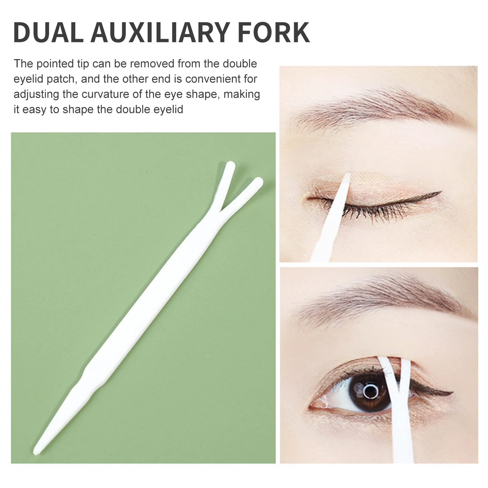 Double Eyelid Stick Y-Stick Easy Double Eyelid Stickers Applying Stick for Fast Eye Makeup Tool 1/10/20pcs