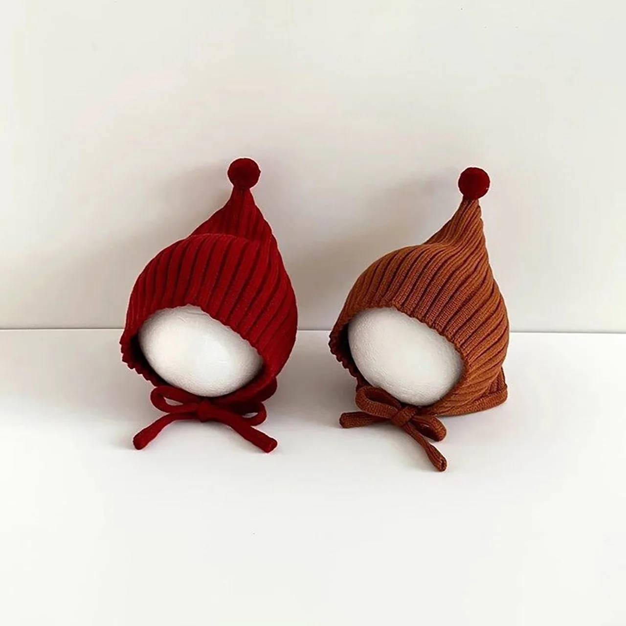 หมวกไหมพรมเด็กน่ารัก พร้อมที่ปิดหู สำหรับเด็กทารก อายุ 6-24 เดือน หมวกไหมพรมกันหนาวสำหรับเด็กชายและเด็กหญิง