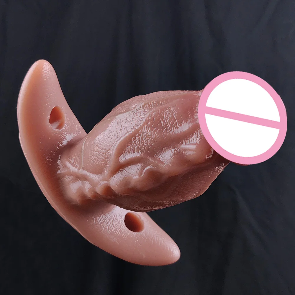 FAAK التحكم اللاسلكي تهتز يمكن ارتداؤها سميكة المكونات الشرج قضيب جلدي واقعية سيليكون قضبان اصطناعية هزاز BDSM لعبة الجنس للرجال النساء #2