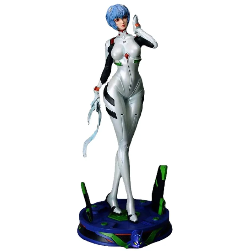 

47cm Anime NEON GENESIS Figure GK Rei Ayanam PVC Action Figure Soft Body Ayanami Rei Model Collect Toys