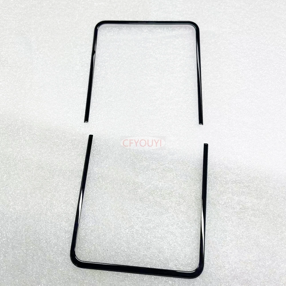 Front Housing LCD Screen Frame Housing Bezel Plate Plastic Replacement Part For vivo X Flip 5G