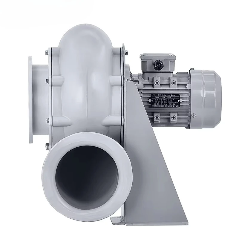 

MPCF-160-F4T-FL Corrosion Chemical Resistant Plastic PP Centrifugal Fan Blower For Lab Fume Hood Ventilation