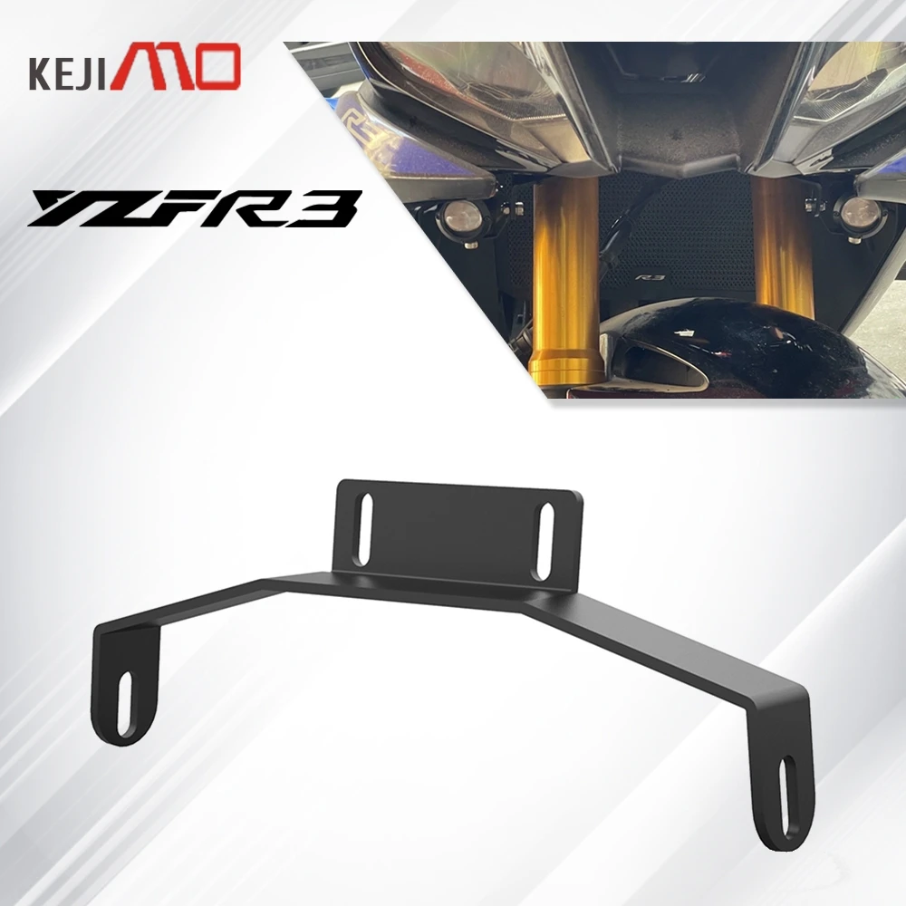 

Motorcycle Accessories Spotlight Bracket Concealed Type Fog Lamp Mount Holder For YAMAHA YZF-R3 YZFR3 YZF R3 2019-2022 2023 2024