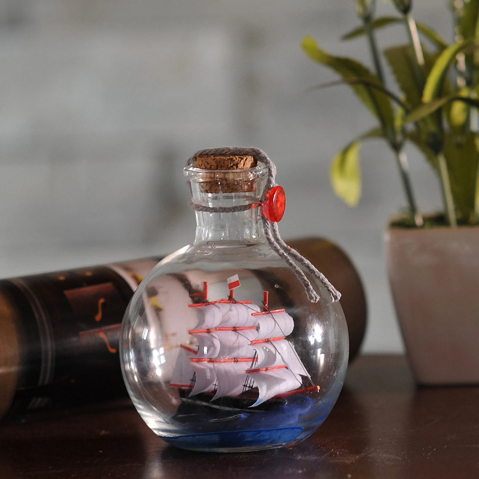 

Drift Bottle Handicraft Shopping Mall Decoration Desktop Home Decorative Glass