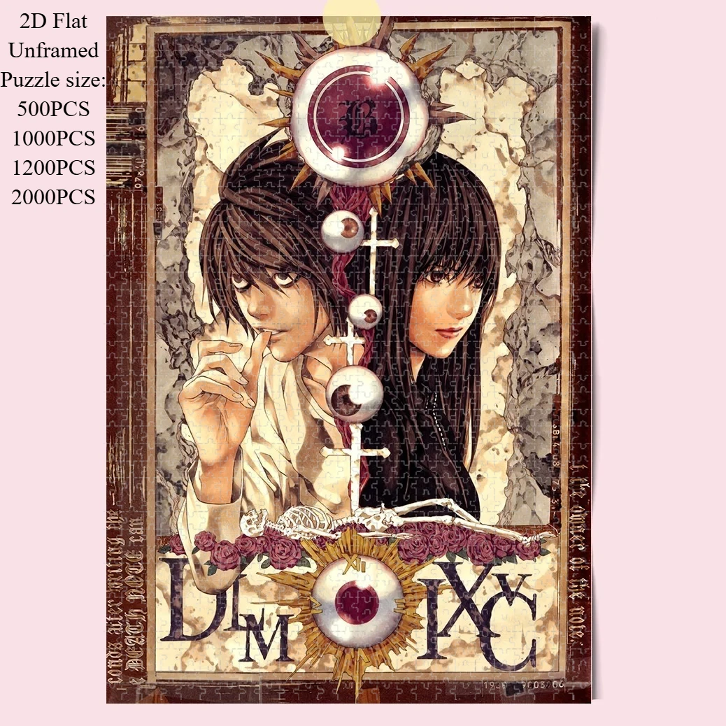 

500 Pieces Jigsaw Puzzle Japanese Comics Death Note Anime Jigsaw Puzzle Educational Toy for Kids Games Christmas Gift