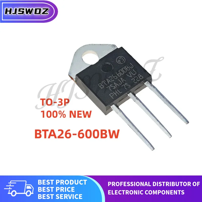 10 قطعة/الوحدة جديد BTA26-800CW BTA26-700B BTA26-600B BTA26-800BW BTA26-600BW BTA26-800B BTA26-1200B BTA26 TO-3P الثايرستور في المخزون