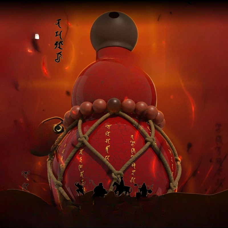 

Gourd Kettle Red Gourd Qitian Gourd Water Cup Sports Large Capacity Accompanying Creative Gifts Fashion