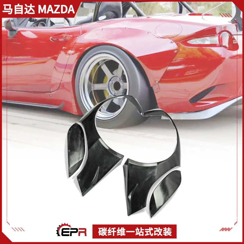 

Подходит для Mazda Mazda MX5 ND RF, модернизированного углеродного волокна, заднего брова Rocket Rabbit, широкого корпуса, небольшого объема