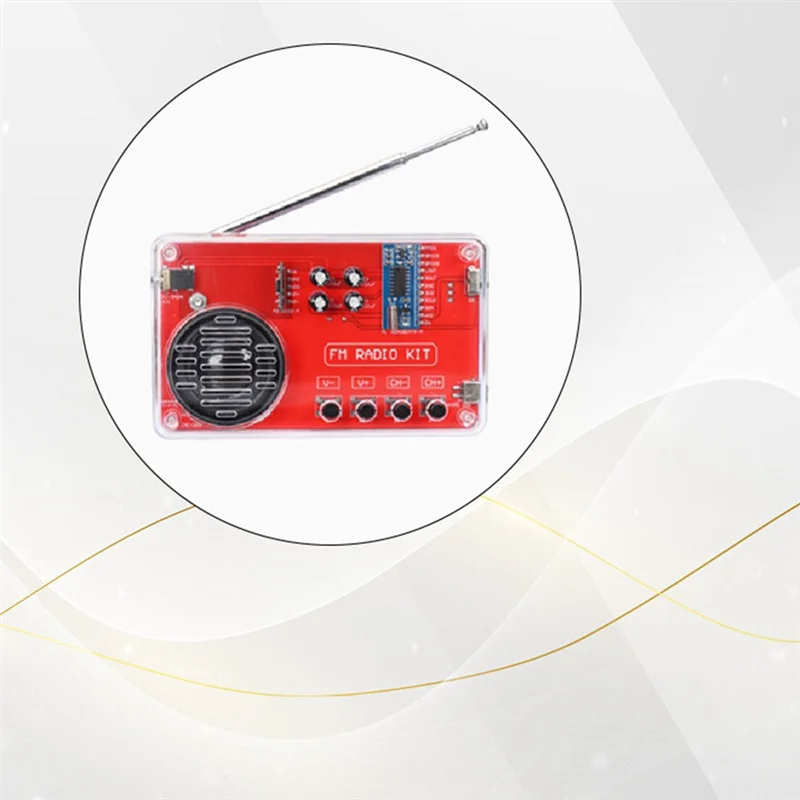 

AS95-FM радио DIY производственный комплект электронная сборка комплект для практики пайки приемник 50-108 МГц