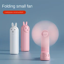 Portable Mini Fan 3 speed Adjustable USB Rechargeable Foldable Handheld Fan Suitable Children Student Women Travel Outdoor Use