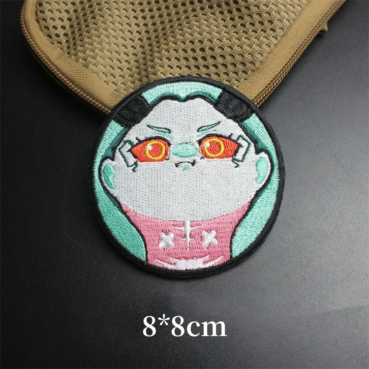 Parches morales tácticos velcro Rusia Ucrania Cobra – dibujos animados - imagen 3
