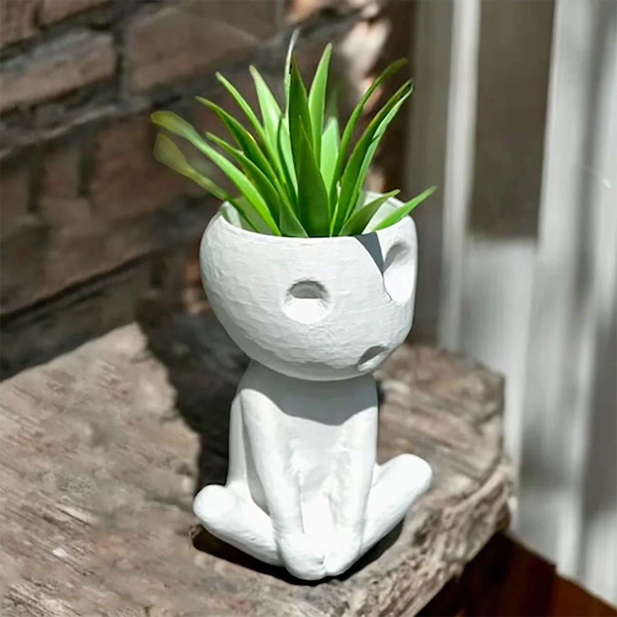 Kawaii Tree Elves Planter Pot Kodama Gardening Pot Small Plant Holder Air Plant HoldeiPlant Pots Flower Pots for Indoor Plants