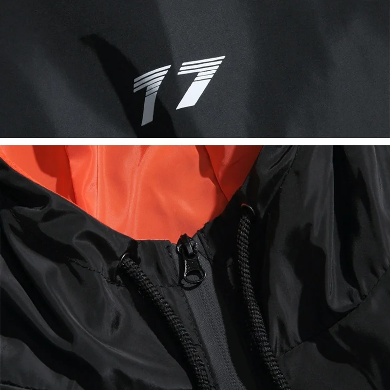 2024 New Men's Outdoor Camping Jacket Men Hip Hop Streetwear Coat  Jacket Thin Coats Sports Pullover Hooded Windbreaker Jackets